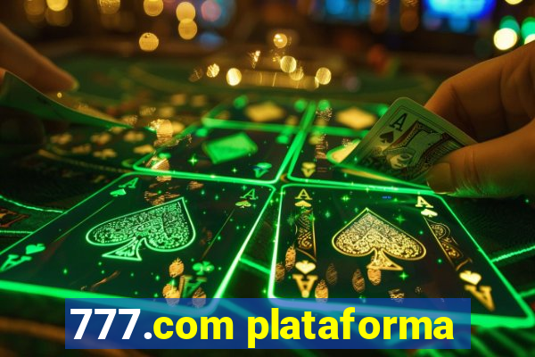 777.com plataforma